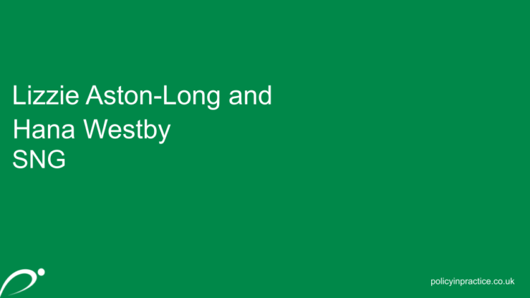 Lizzie Aston-Long and Hana Westby webinar slide
